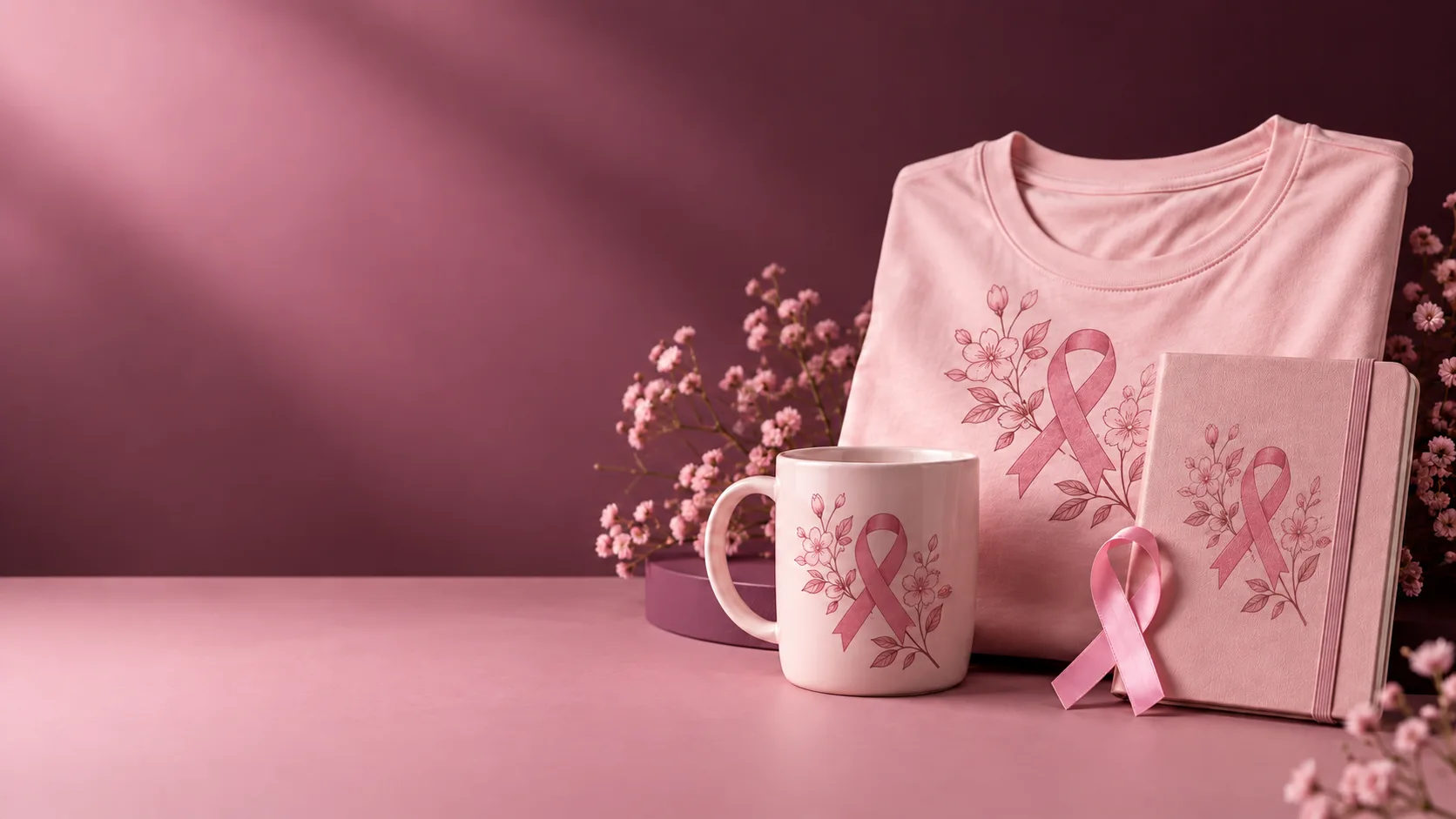 Produtos personalizados para Outubro Rosa