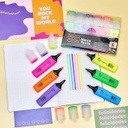 Pincel Marca Texto Neon Fever 6 Cores Jocar Office
