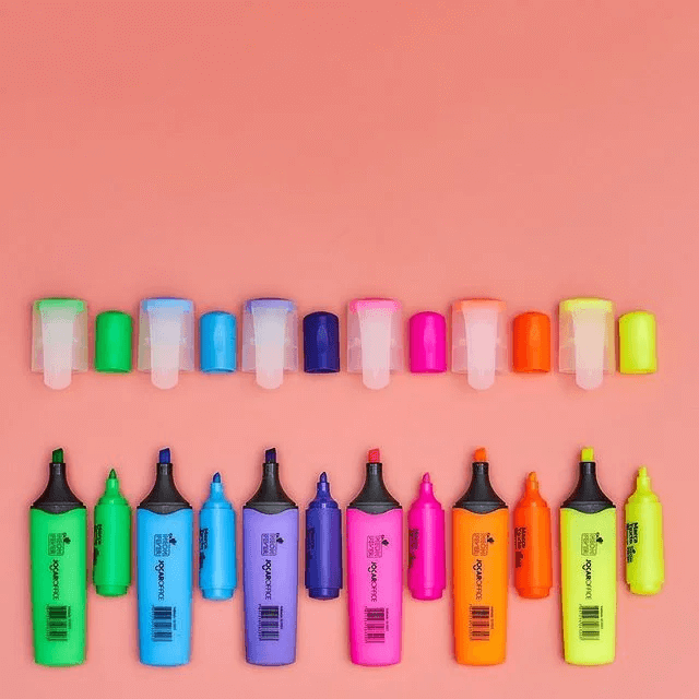 Pincel Marca Texto Neon Fever 6 Cores Jocar Office