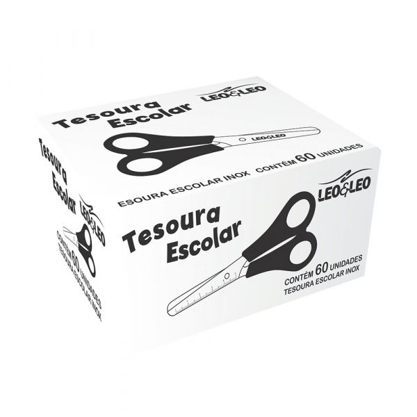 TESOURA ESCOLAR INOX 13CM