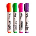 MARCADOR PINCEL QUADRO BRANCO C/4 COLORS
