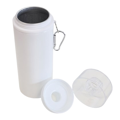 SQUEEZE GARRAFA TÉRMICA INOX BRANCA 450ML