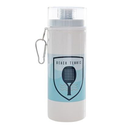 SQUEEZE GARRAFA TÉRMICA INOX BRANCA 450ML