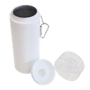 SQUEEZE GARRAFA TÉRMICA INOX BRANCA 450ML