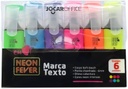 PINCEL MARCA TEXTO NEON FEVER 6 CORES JOCAR OFFICE