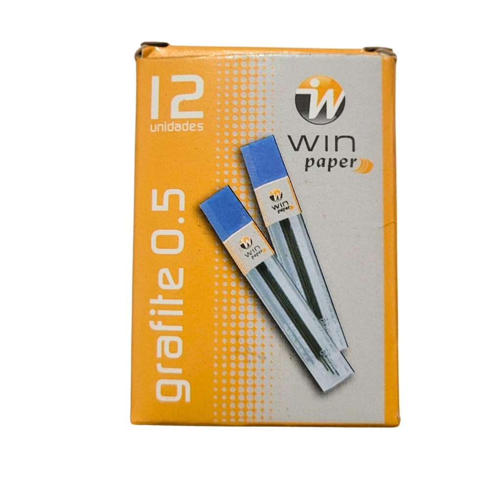 GRAFITE 0.5MM TUBO C 12 MINAS - WIN PAPER
