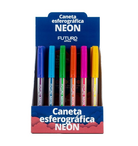[CANETA NEON] CANETA ESFEROGRÁFICA NEON - FUTURO OFFICE