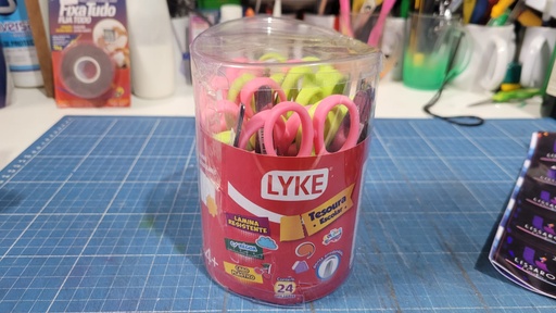 TESOURA ESCOLAR LYKE 12 cm